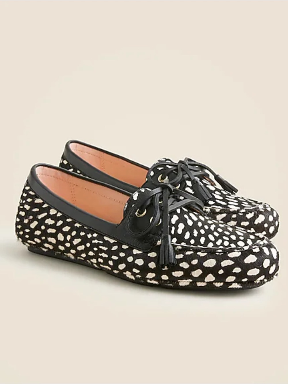 J Crew Driving Loafers in Printed Calf Hair | 6